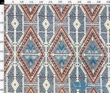 Afrika Desenli Soft Koltuk Kumaşı