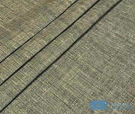 Antik Yeşil Keten Görünümlü Koltuk Örtüsü Kumaşı