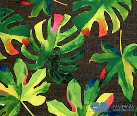 Deve Tabanı Desenli Keten Perdelik Kumaş