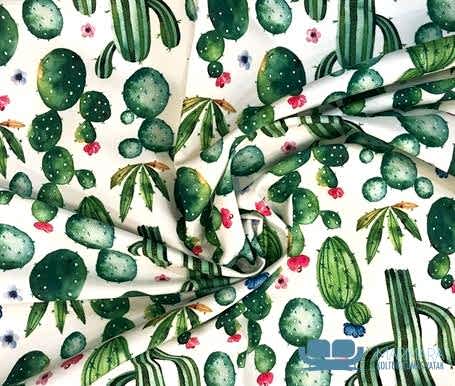 Kaktüs Desenli Koltuk Kaplama Kumaşı