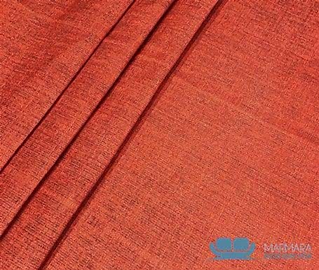 Mercan Keten Görünümlü Koltuk Kumaşı