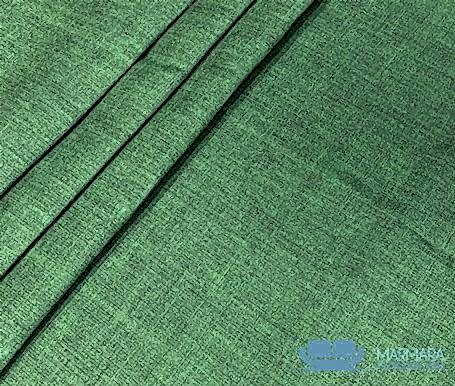 Zümrüt Keten Görünümlü Koltuk Döşeme Kumaşı
