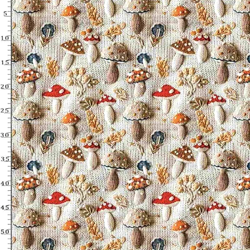 3d-mantar-motifli-orgu-gorunumlu-yeni-nesil-kumas-modeli