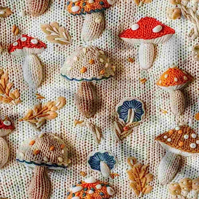 3d-mantar-motifli-orgu-gorunumlu-yeni-nesil-kumas-modeli-yeni-nesil-stil