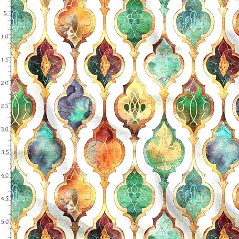 altin-konturlu-renkli-beyaz-zemin-geometrik-dosemelik-kumas-modeli