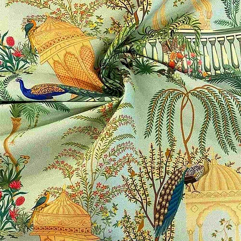 tavuskusu-figurlu-dosemelik-ikat-kumas-modeli-renkli-tasarim